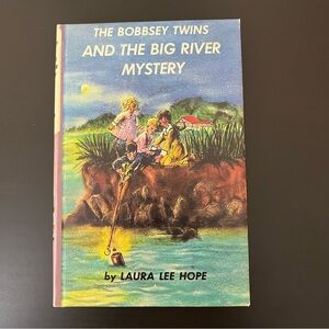 Vintage 1963 The Bobbsey Twins And The Big River Mystery - Book 56
